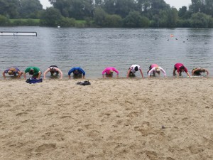 Trainingslager am Salzgittersee.